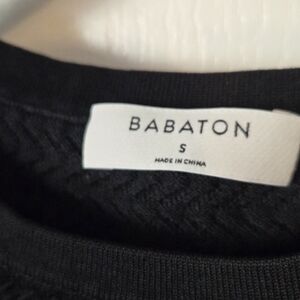 Babaton Black Crop Top Aritzia